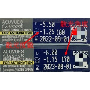 安視優〈歐舒適〉散光二週拋隱形眼鏡【6片裝】5盒送1盒共6盒