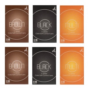 安儷〈美瞳〉彩色隱形眼鏡【2片裝】6盒