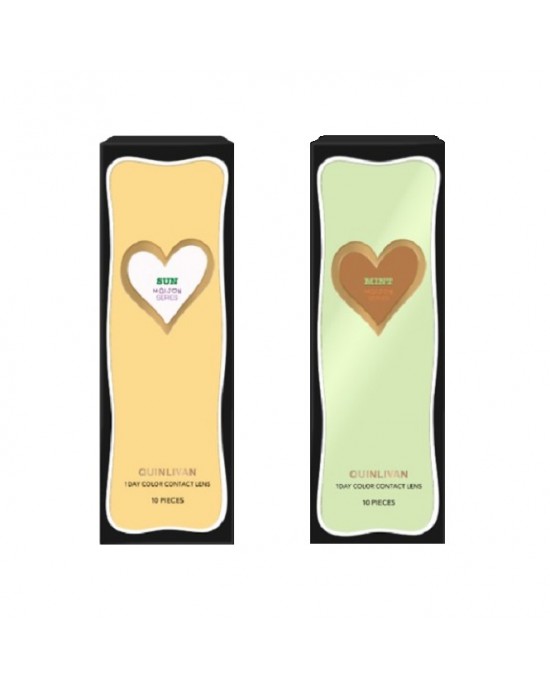 QUINLIVAN〈Maison〉彩色日拋隱形眼鏡【10片裝】2盒