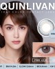 QUINLIVAN慕〈微美瞳〉彩色日拋隱形眼鏡【10片裝】(天堂藍)