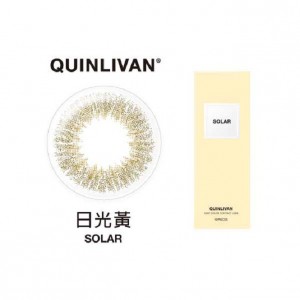 QUINLIVAN慕〈微美瞳〉彩色日拋隱形眼鏡【10片裝】(日光黃)