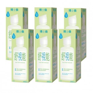 博士倫舒視能水漾平衡保養液【300ML】6瓶組