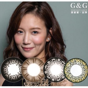 G&G〈魔幻魅力〉彩妝季拋隱形眼鏡【1片瓶裝】2瓶
