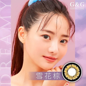 G&G〈夢幻系列〉彩色月彩拋隱形眼鏡【1片裝】2盒