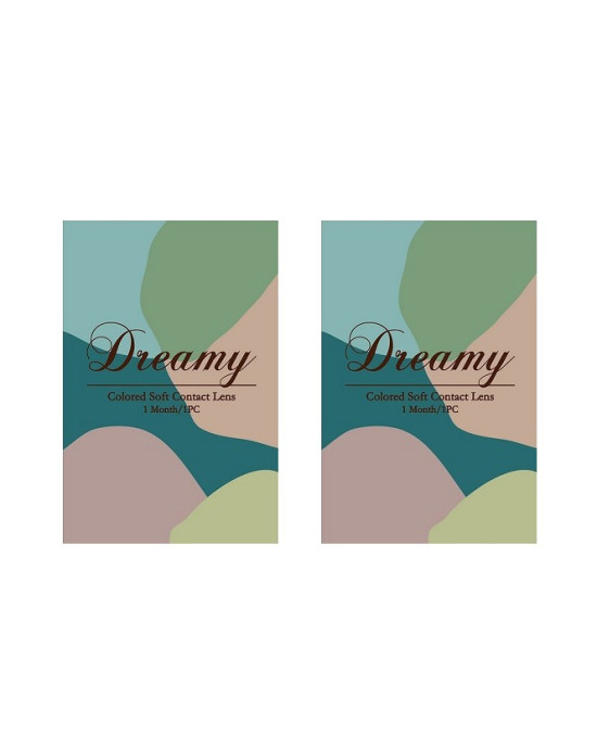 G&G〈夢幻系列〉彩色月彩拋隱形眼鏡【1片裝】2盒