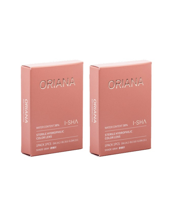 I-SHA愛依莎〈Oriana〉彩色隱形眼鏡【1片裝】2盒