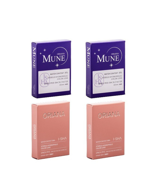 I-SHA愛依莎彩色隱形眼鏡【1片裝】2盒送2盒共4盒