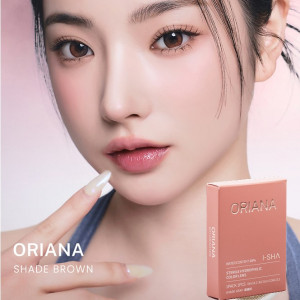 I-SHA愛依莎〈Oriana〉彩色隱形眼鏡【1片裝】2盒