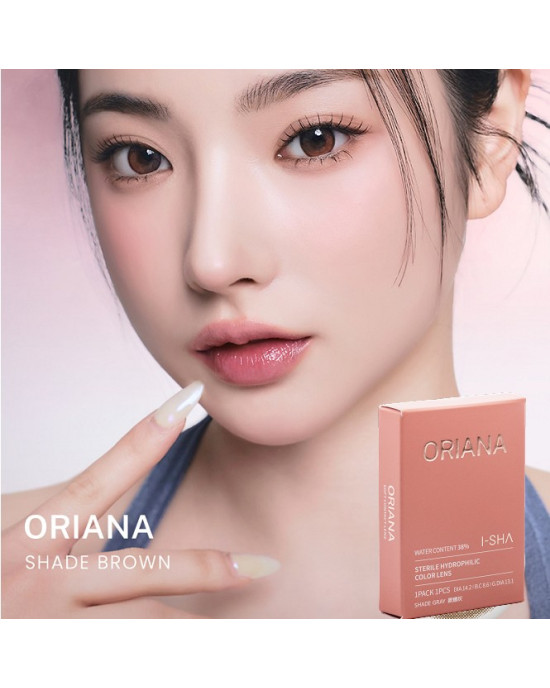 I-SHA愛依莎〈Oriana〉彩色隱形眼鏡【1片裝】2盒