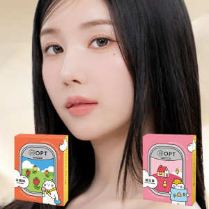 OPT〈旅行日記〉彩色月拋拋隱形眼鏡【1片裝】2盒