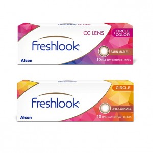 愛爾康FRESHLOOK®〈小星瞳系列〉彩色日拋隱形眼鏡【10片裝】2盒