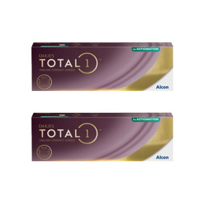 愛爾康DAILIES TOTAL1〈全涵氧〉散光日拋隱形眼鏡【30片裝】2盒