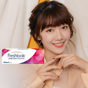 愛爾康FRESHLOOK®〈睛艷〉彩色日拋隱形眼鏡【10片裝】5盒送1盒共6盒