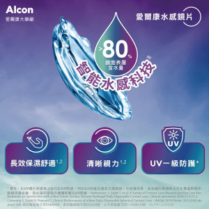 愛爾康〈全視氧〉水感日拋隱形眼鏡【30片裝】2盒