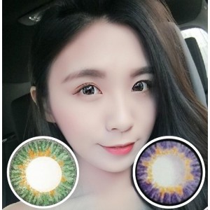 G&G〈夢幻亮彩〉長戴式彩妝隱形眼鏡【1片瓶裝】2瓶