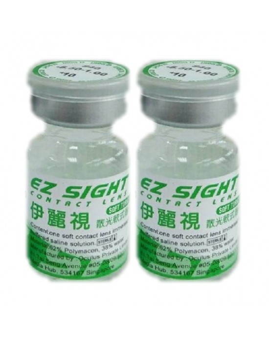 伊麗視散光長戴式高透氧隱形眼鏡【1片瓶裝】2瓶 ( 2眼可分色)