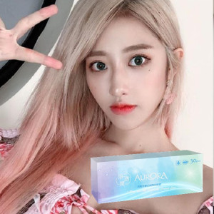 歐若拉〈淨透潤〉抗紫外線日拋隱形眼鏡【30片裝】5盒送1盒共6盒