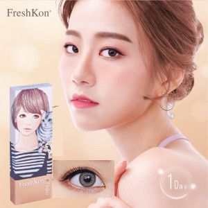 菲士康〈插畫〉彩色日拋隱形眼鏡【10片裝】2盒