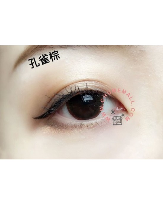 海昌〈孔雀系列〉彩色月拋隱形眼鏡【1片裝】6盒送2盒共8盒