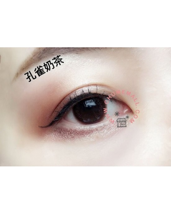 海昌〈孔雀系列〉彩色月拋隱形眼鏡【1片裝】6盒送2盒共8盒