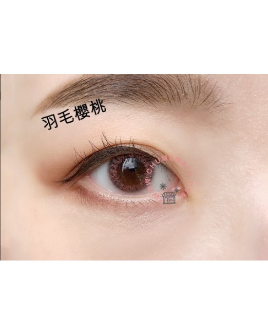 海昌〈孔雀系列〉彩色月拋隱形眼鏡【1片裝】6盒送2盒共8盒