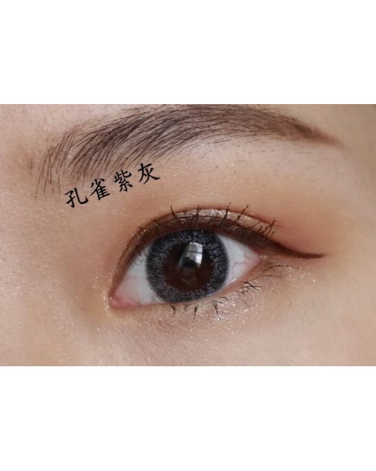海昌〈孔雀系列〉彩色月拋隱形眼鏡【1片裝】6盒送2盒共8盒