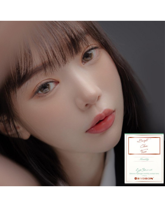 海昌美麗秘密矽水膠月拋隱形眼鏡【1片裝】2盒