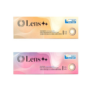 Lens++〈星韻系列〉抗藍光彩色日拋隱形眼鏡【10片裝】2盒
