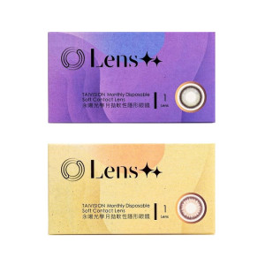 Lens++〈星辰〉彩色月拋軟式隱形眼鏡【1片裝】2盒