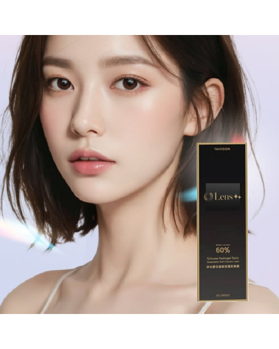 Lens++矽水膠彩色日拋隱形眼鏡【10片裝】5盒送1盒共6盒