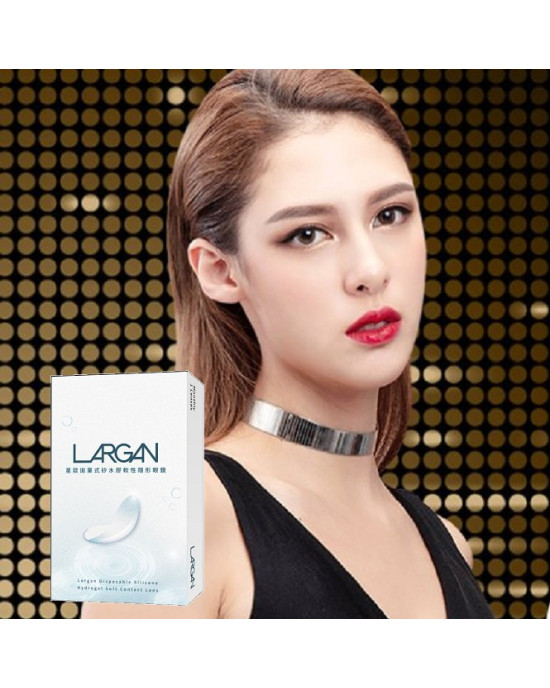 大立光星歐〈矽水膠〉透明月拋隱形眼鏡【1片裝】2盒