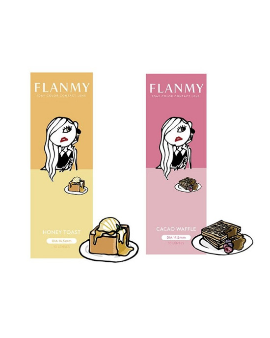 晶碩〈FLANMY〉芙蕾迷彩色日拋【10片裝】2盒
