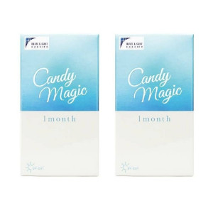 CandyMagic〈抗藍光〉彩色月拋隱形眼鏡【1片裝】2盒