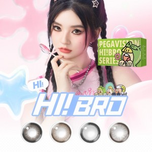 晶碩〈HI BRO〉彩色月拋隱形眼鏡【2片裝】2盒