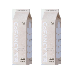 CoFANCY〈可糖燕麥〉透明日拋隱形眼鏡【30片裝】2盒