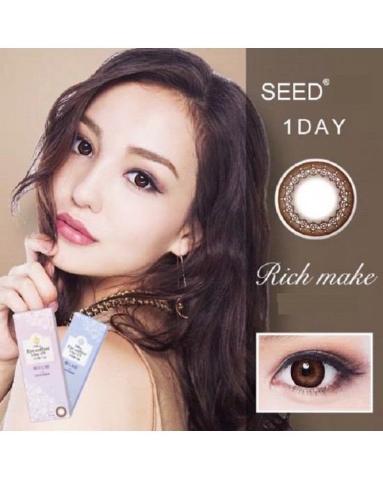 實瞳〈可芙蕾〉彩色日拋隱形眼鏡【10片裝】5盒送1盒共6盒加送50元禮卷