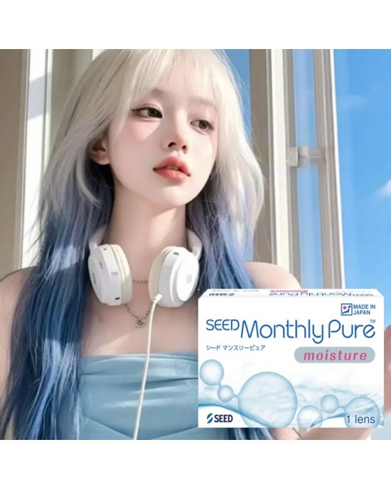 實瞳〈京櫻〉月拋軟性隱形眼鏡【1片裝】2盒加贈水盒乙個