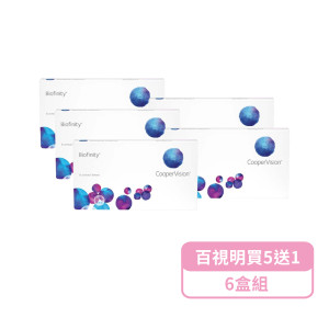 酷柏〈佰視明〉軟性隱形眼鏡【6片裝】6盒組