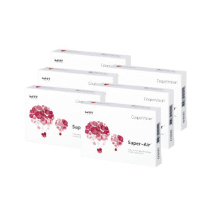 酷柏〈優氧〉高透氧矽水膠隱形眼鏡【1片裝】6盒