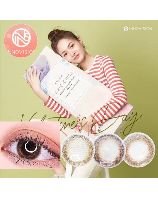 Karacon CHIC!CHIC!卡拉瞳日彩拋隱形眼鏡【10片裝】7盒送1盒共8盒