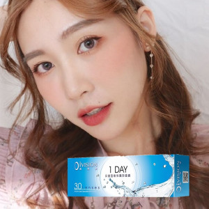 高視能55%水藍片日拋隱形眼鏡【30片裝】6盒送2盒共8盒